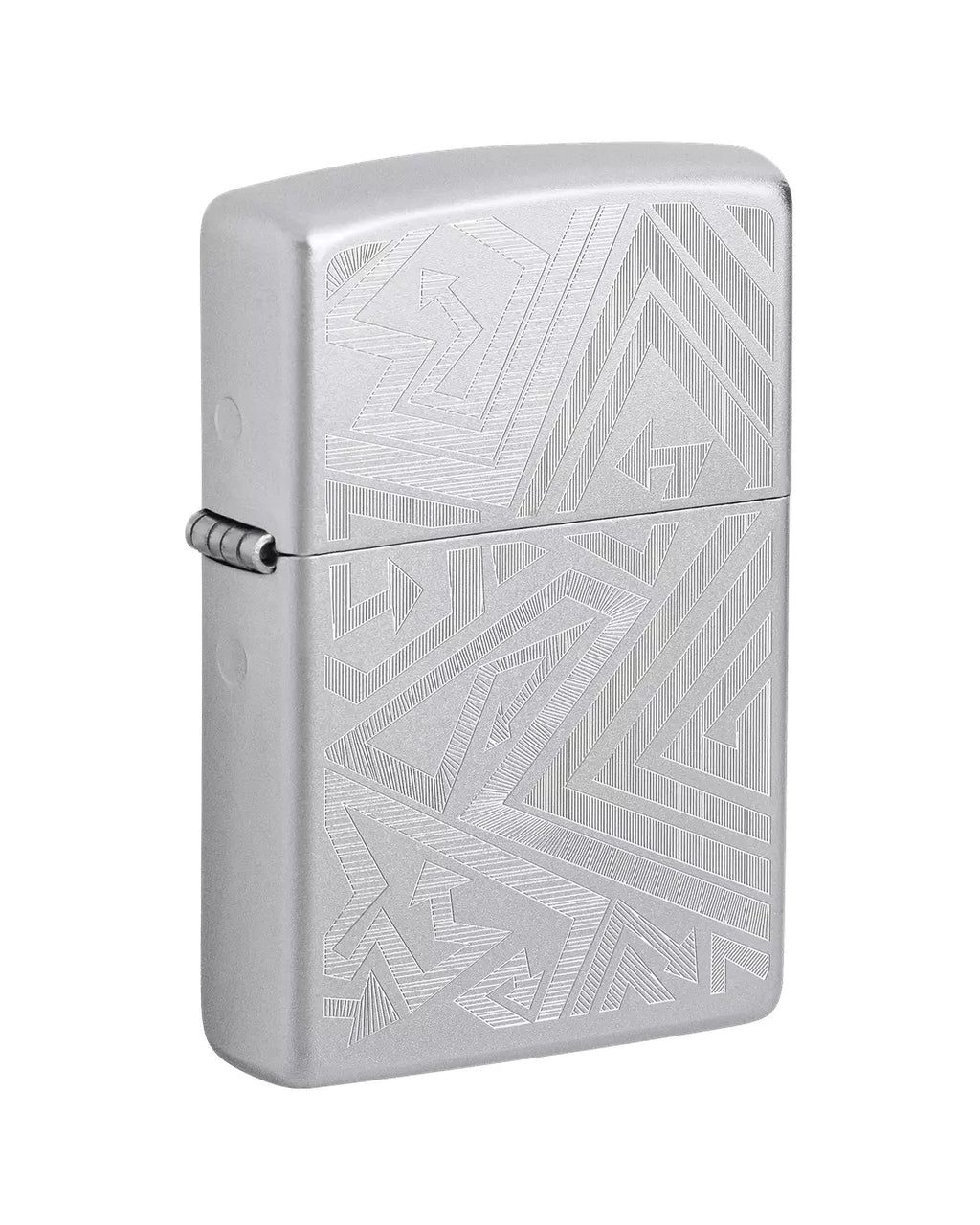 Zippo up. Lined Arrows