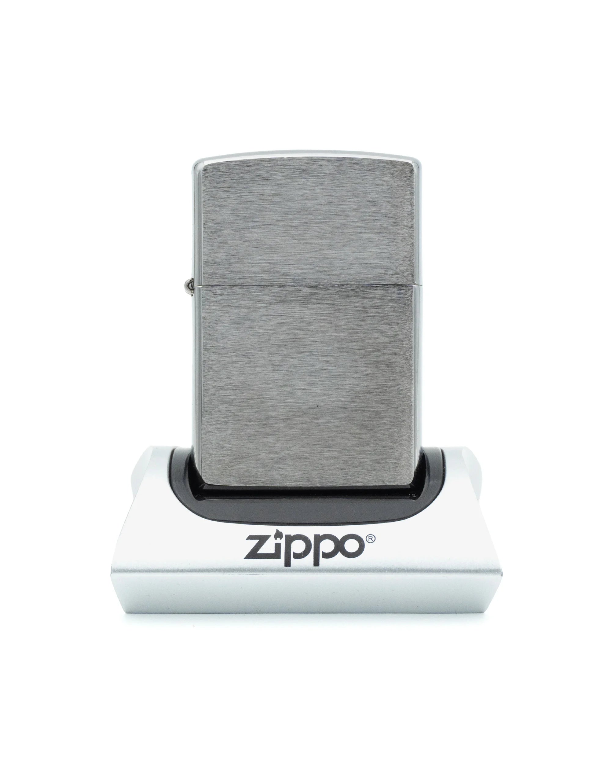 Zippo up. Brushed Ch.