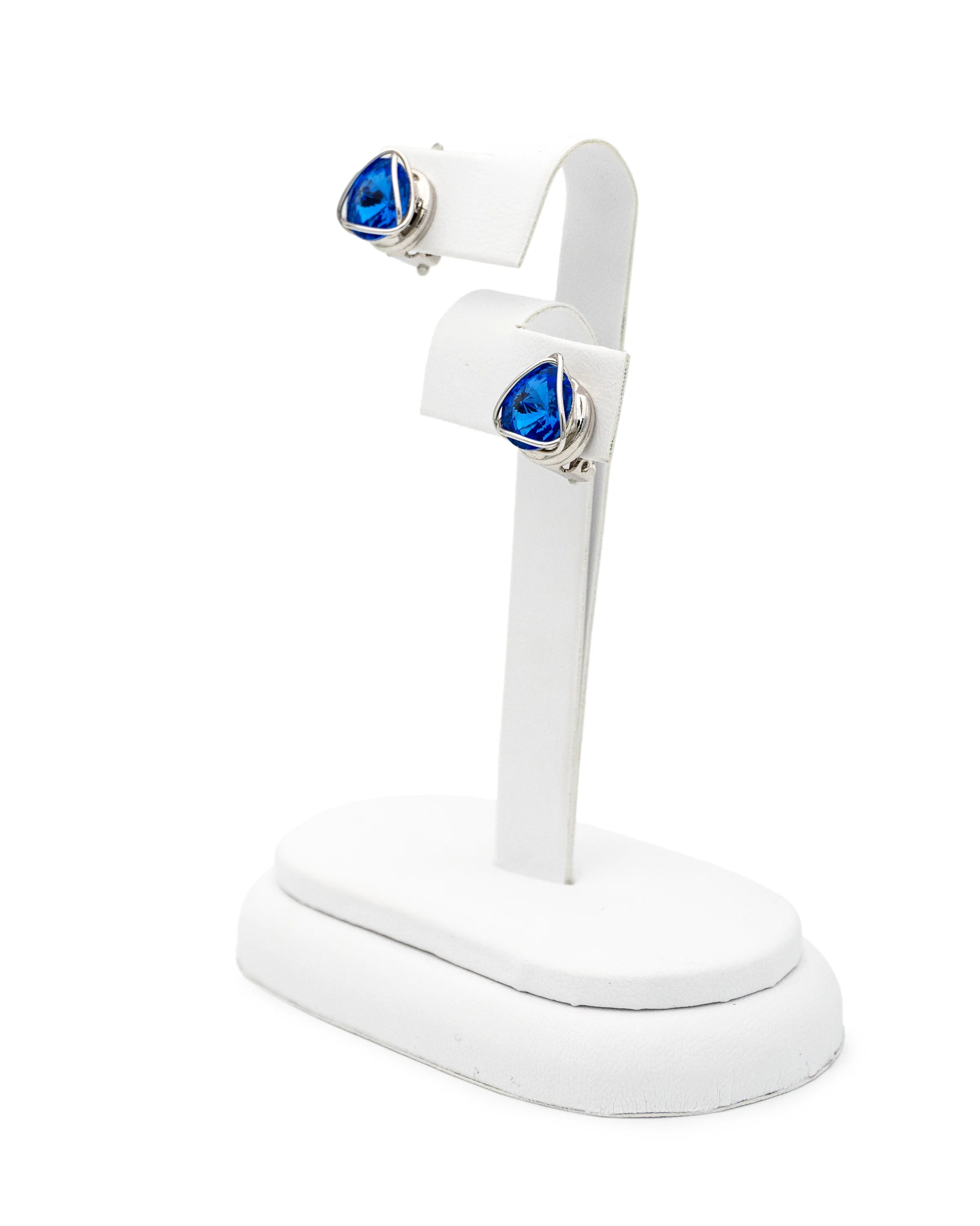 Malú minđuše Clips P - sapphire