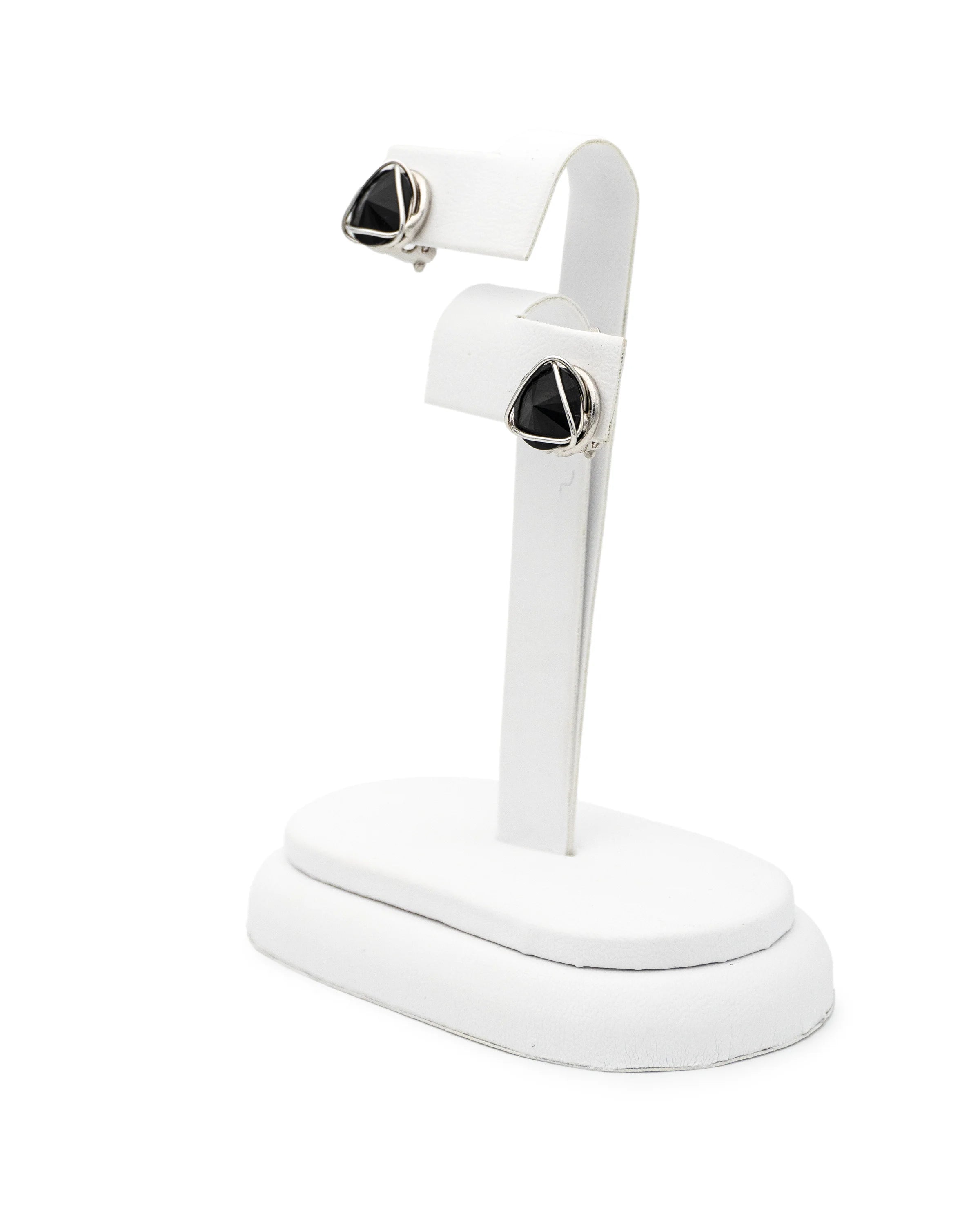 Malú minđuše Clips P - crne