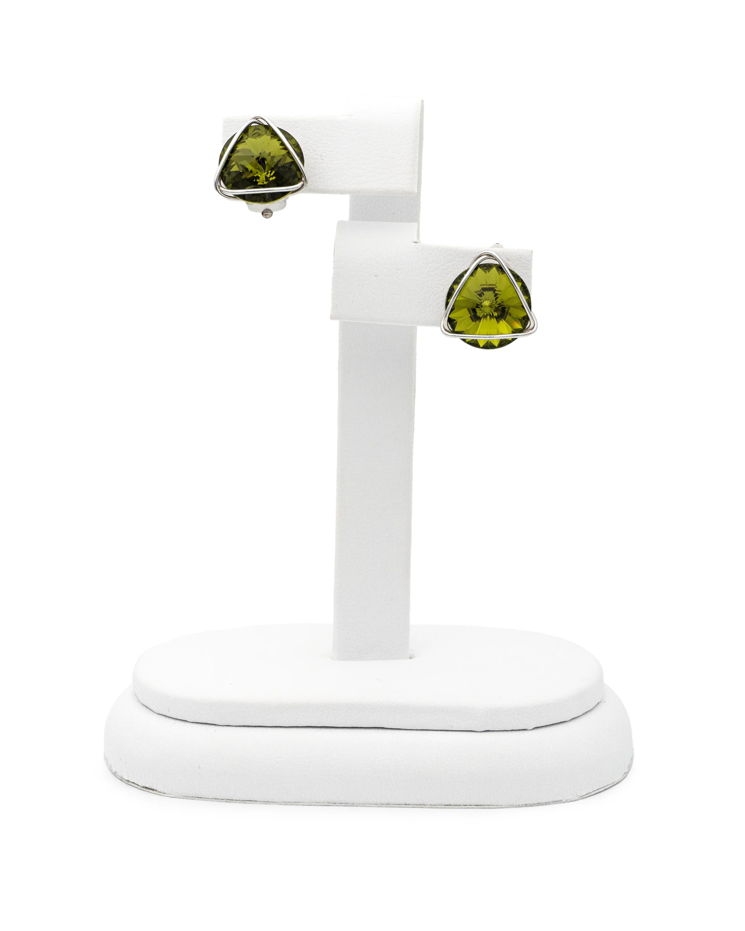 Malú minđuše Clips G - olivine