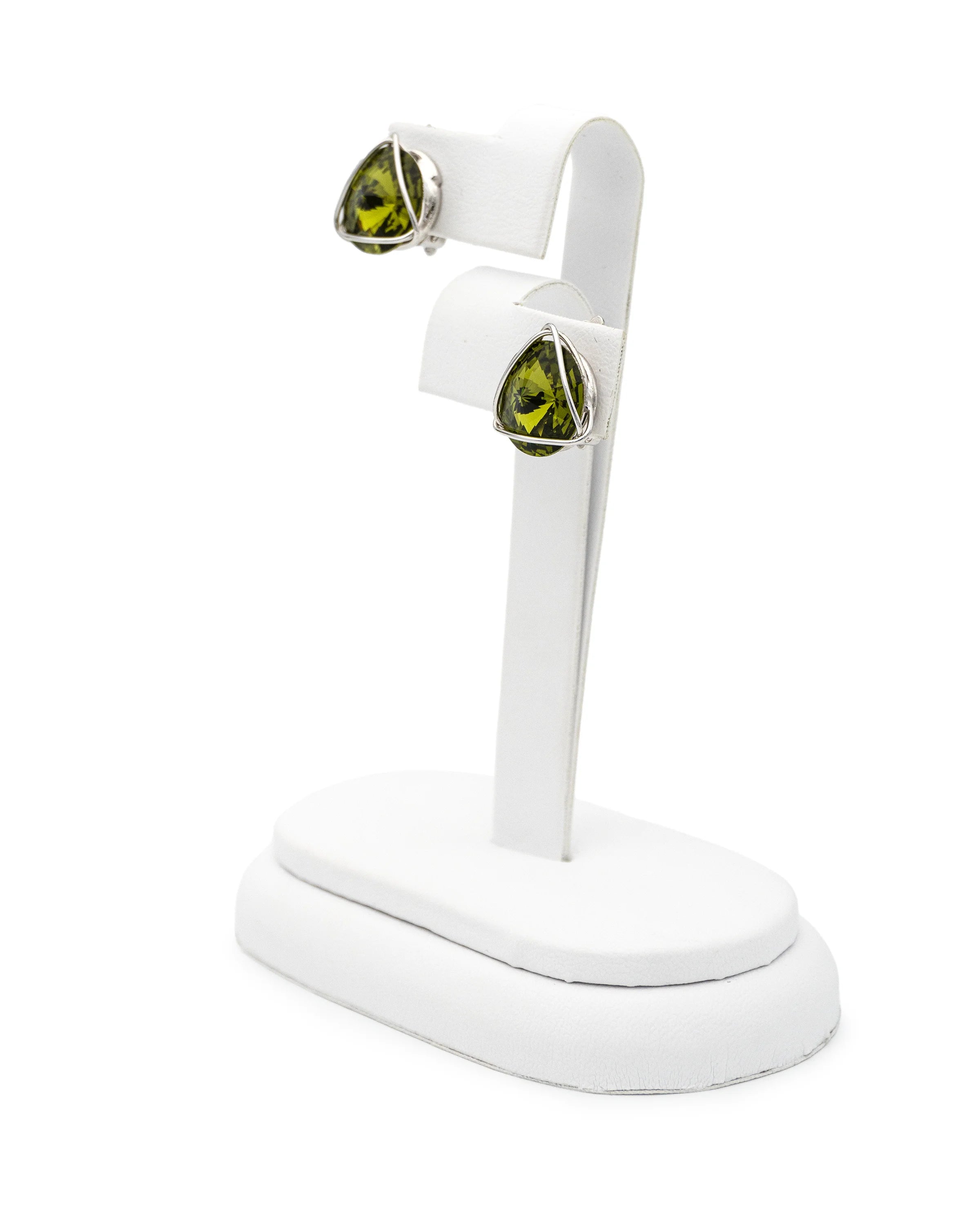 Malú minđuše Clips G - olivine