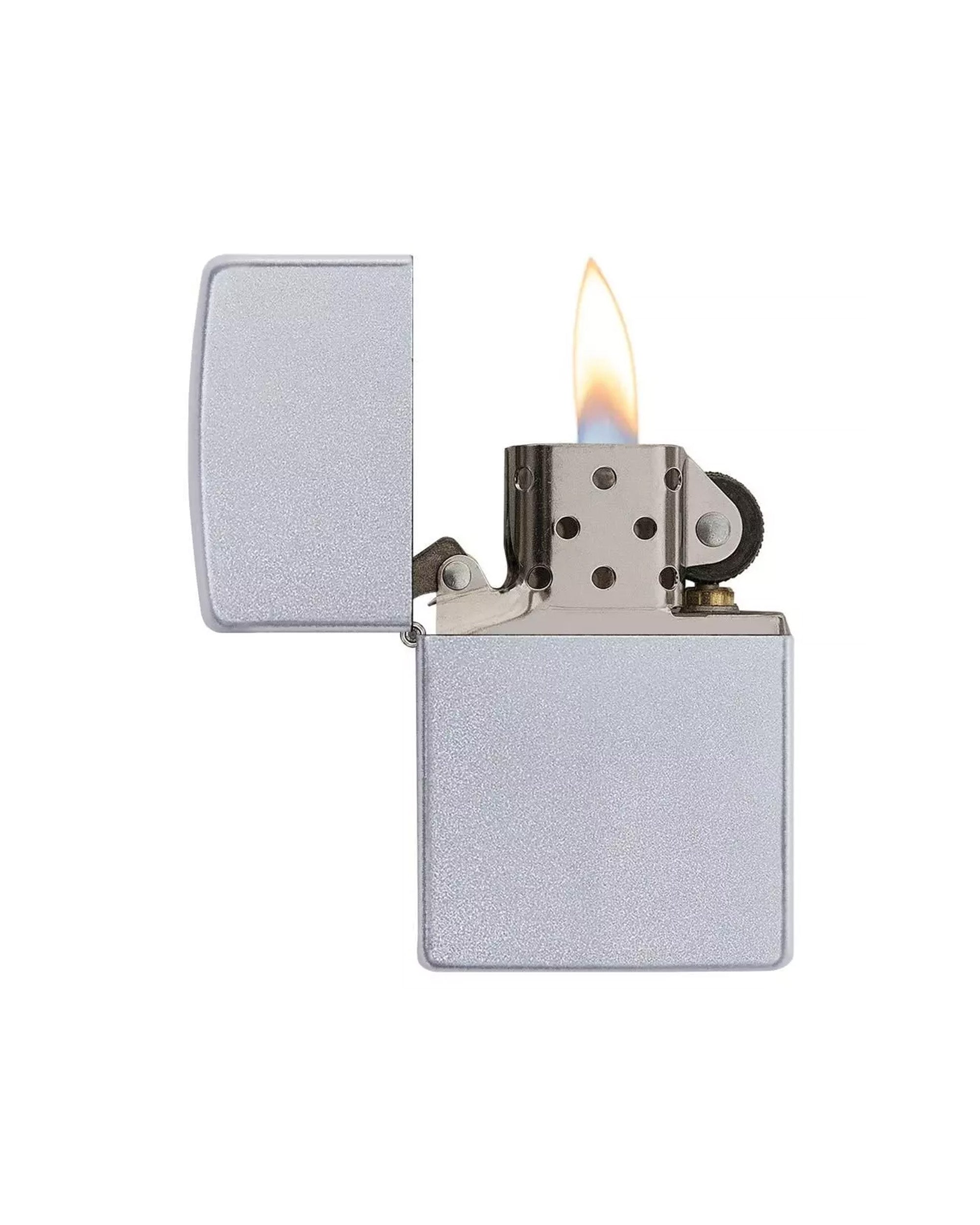ZIPPO up. 205 Satin Chrome